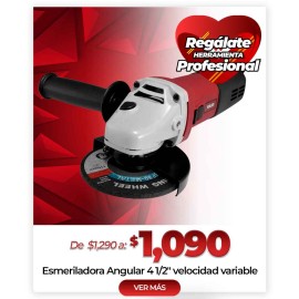 Esmeriladora Angular 4 1/2" Vel. Var.