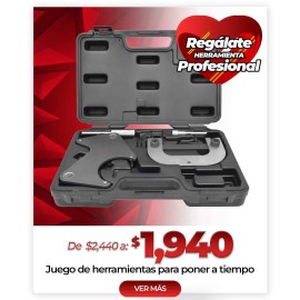 Jgo. de herramientas para poner a tiempo